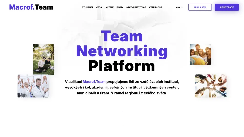 Screenshot projektu Macrof.Team